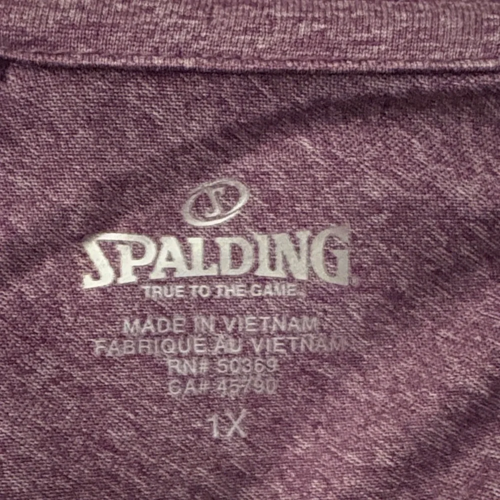 Heathered Purple Ruched Back Speed Dri Top - Picture 2 of 6